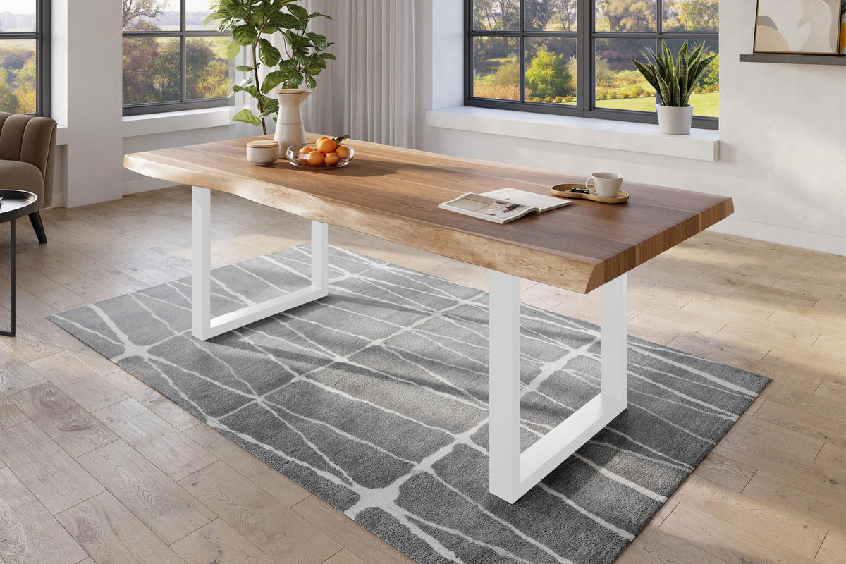 ESSTISCH TITAN - Beige/Naturfarben, Holz (110/240/79cm) - SAM