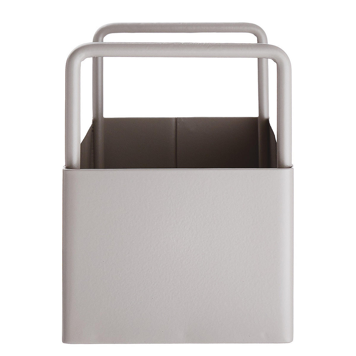 UTENSILIENBEHÄLTER Sideline - Taupe, Metall (25/12/9cm) - Butlers