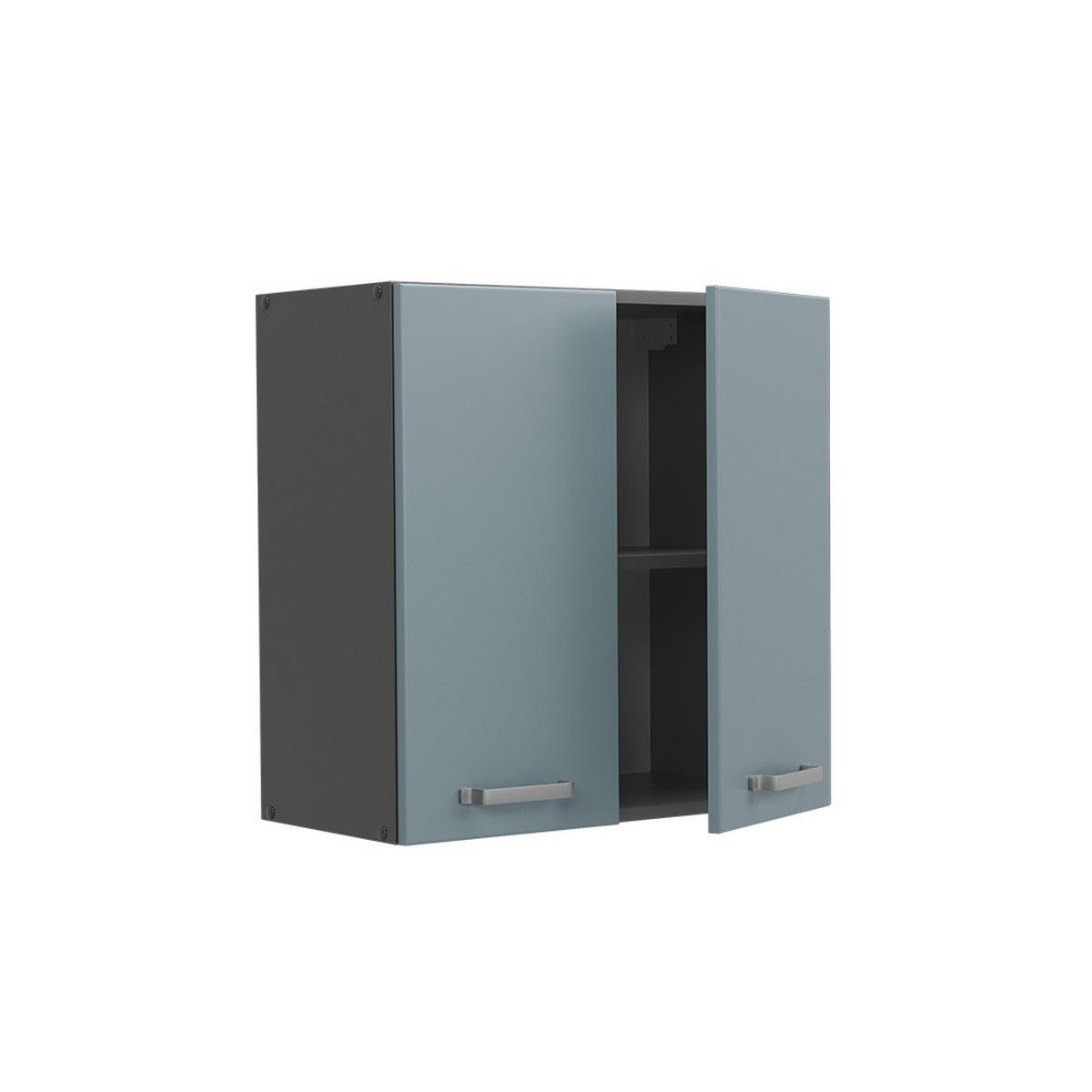 HÄNGESCHRANK R-Line Blau-Grau 60 cm - Anthrazit/Blaugrau, Holzwerkstoff (60/60/31cm) - Vicco