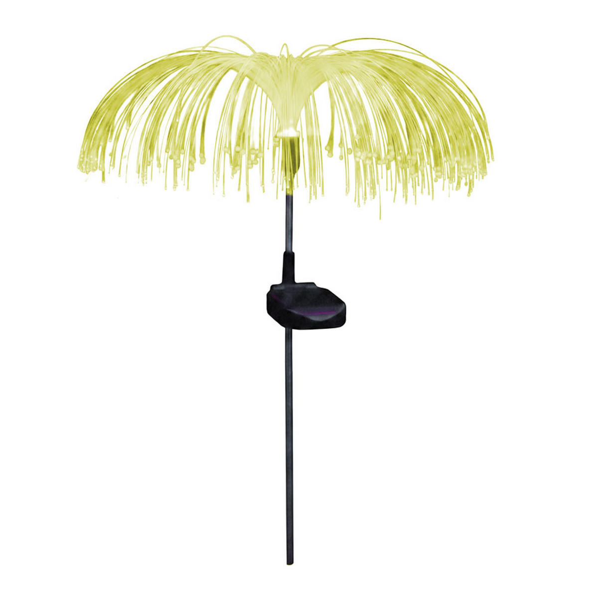 SOLARLEUCHTE, Stecklampe LED, Edelstahl, RGB 2er Set - Schwarz, Metall (26/26/60cm)