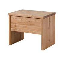 NACHTTISCH Zerreiche 50x35x40 natur geölt JANGALI #729 - Braun, Holz (50/40/35cm) - Massivmoebel24