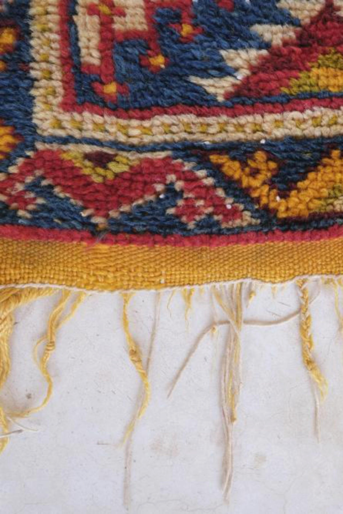 BERBERTEPPICH aus reiner Wolle 81x 153 cm - Rot, Naturmaterialien (81/153cm) - AFK Living