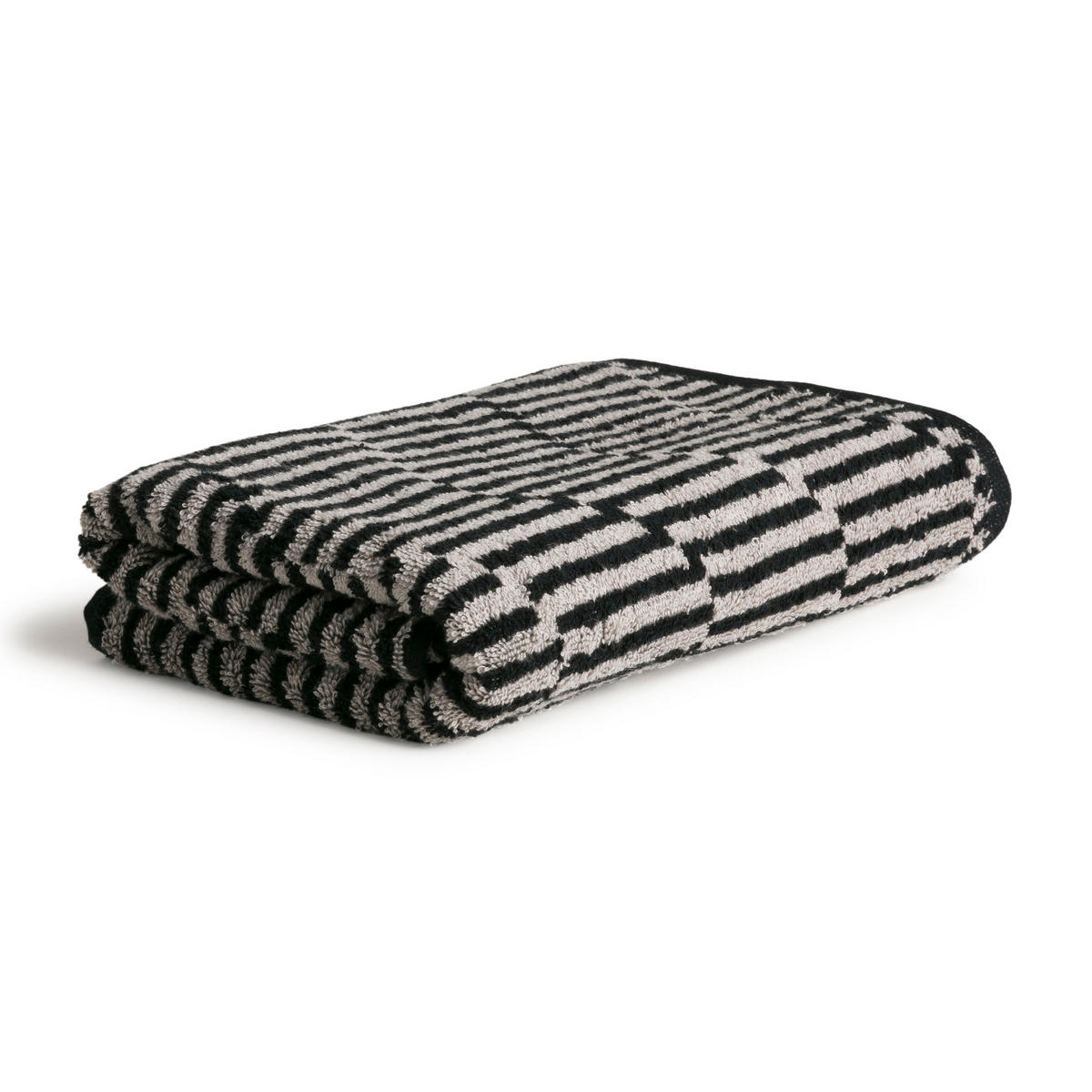 HANDTUCH ILLUSIONS - Kaschmir/Schwarz, Textil (50/100cm) - MÖVE