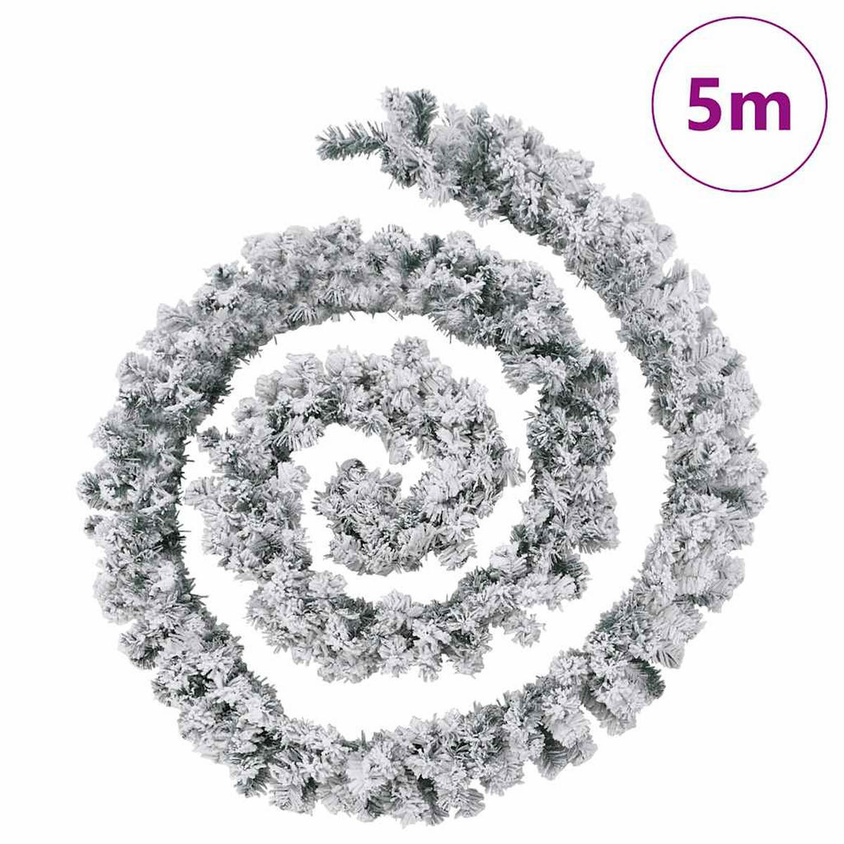 WEIHNACHTSGIRLANDE 500 Cm Grün Pvc - Grün, Kunststoff (500cm) - vidaXL