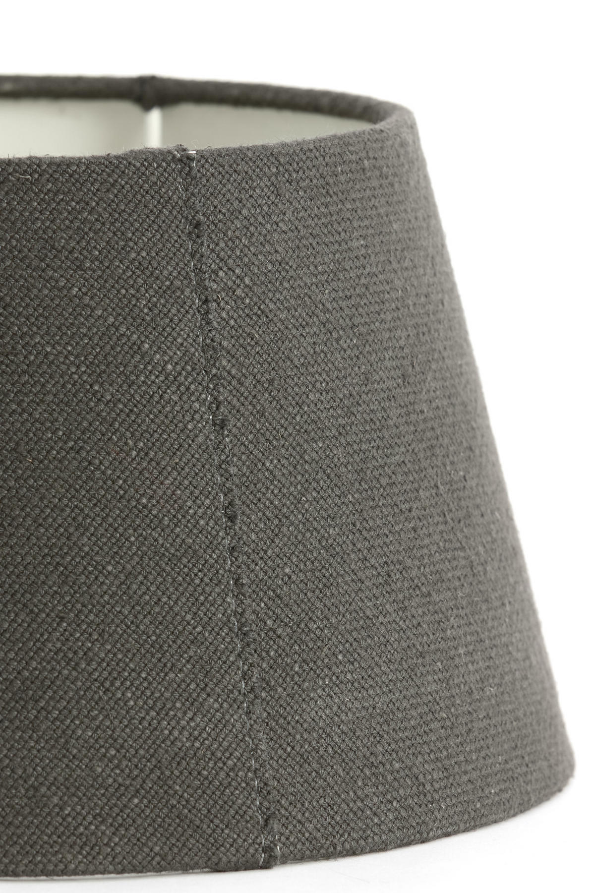 LAMPENSCHIRM Livigno Grau Ø25/14 cm - Grau, Textil (25/18/14cm) - Light & Living