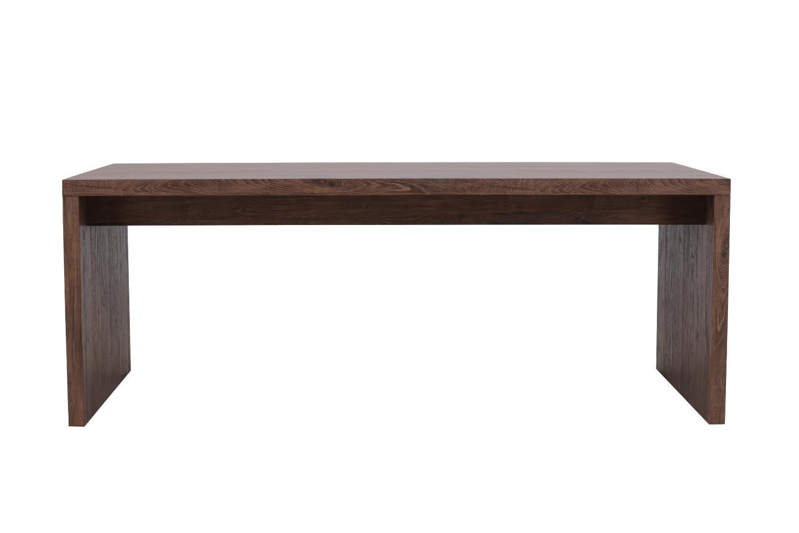 ESSTISCH, Evone, Mocca, MDF, 100 x 200 x 75 cm - Mokka, Holzwerkstoff (200/100/75cm) - ebuy24