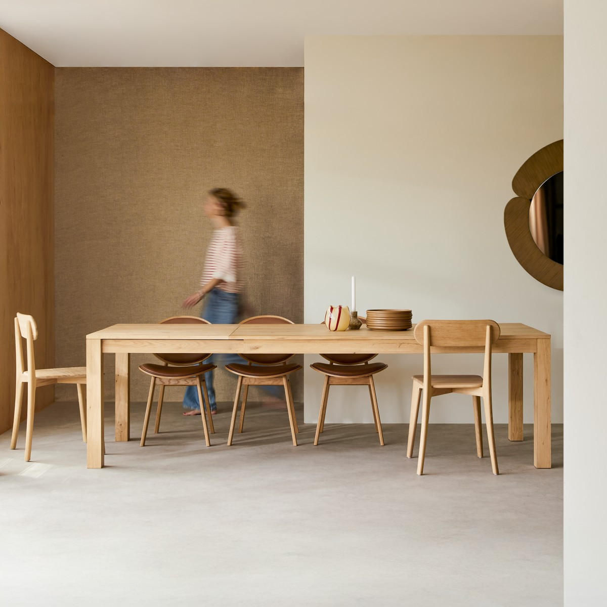 TISCH Eden Natur aus Eiche - Naturfarben, Holz (90/260/75cm) - Tikamoon