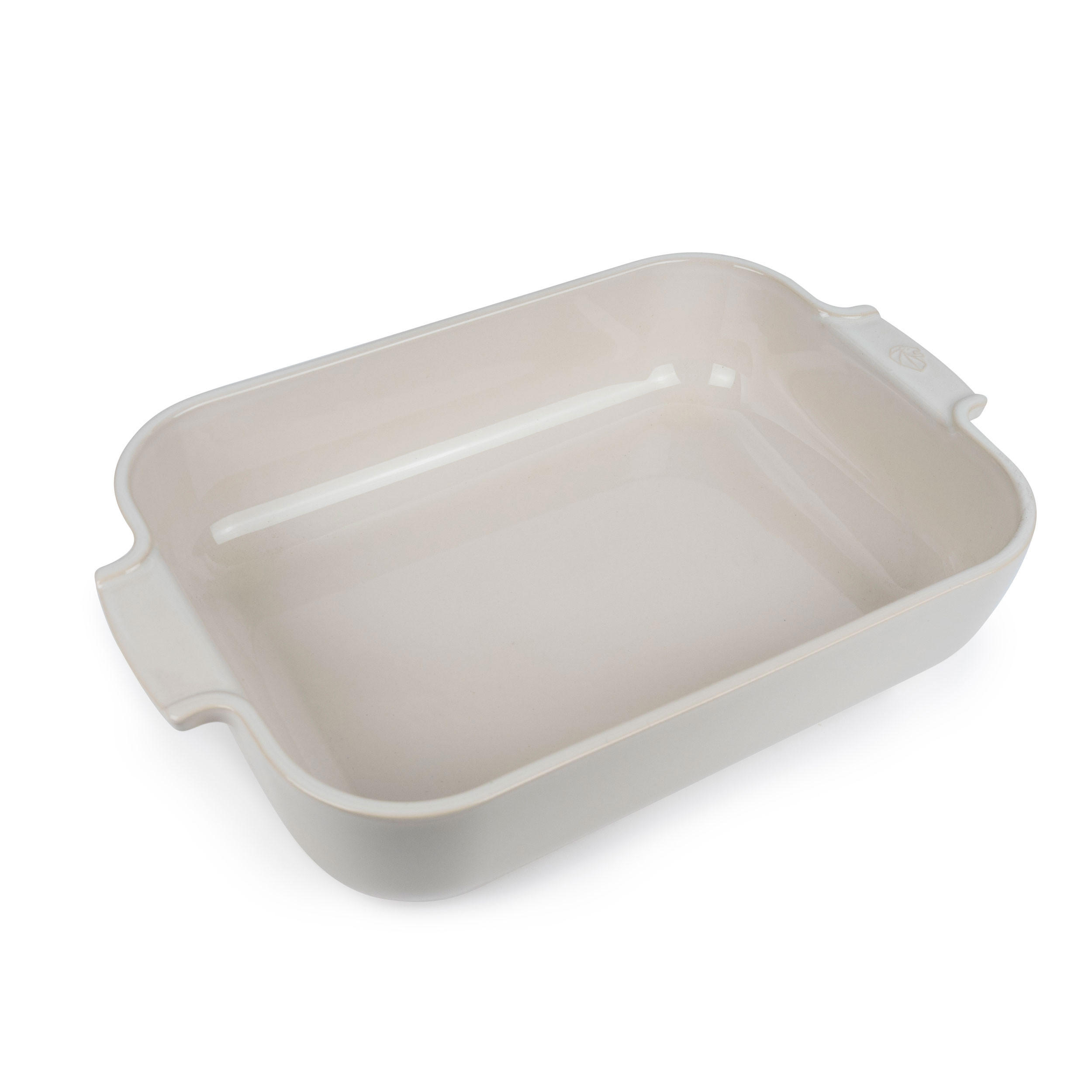 AUFLAUFFORM Keramik Appolia 36cm Rechteckig Ecru Spülmaschinenfest - Weiß, Keramik (23.6/36/7.5cm) - PEUGEOT