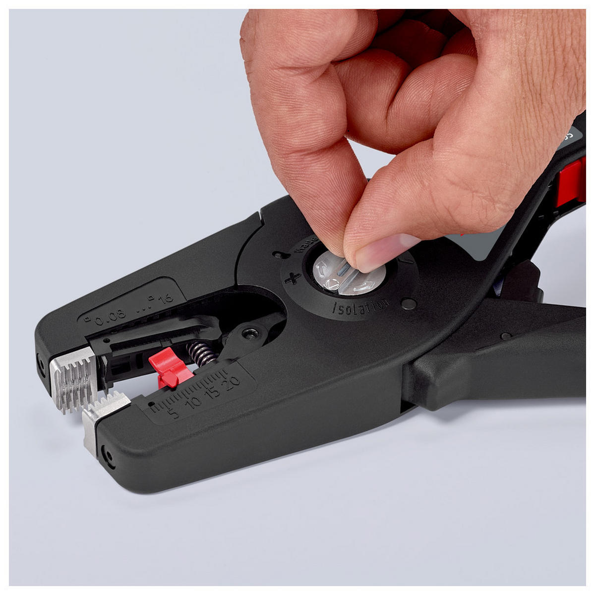 AUTOMATISCHE Abisolierzange PreciStrip16 - Multicolor, Kunststoff (195/120/28cm) - KNIPEX