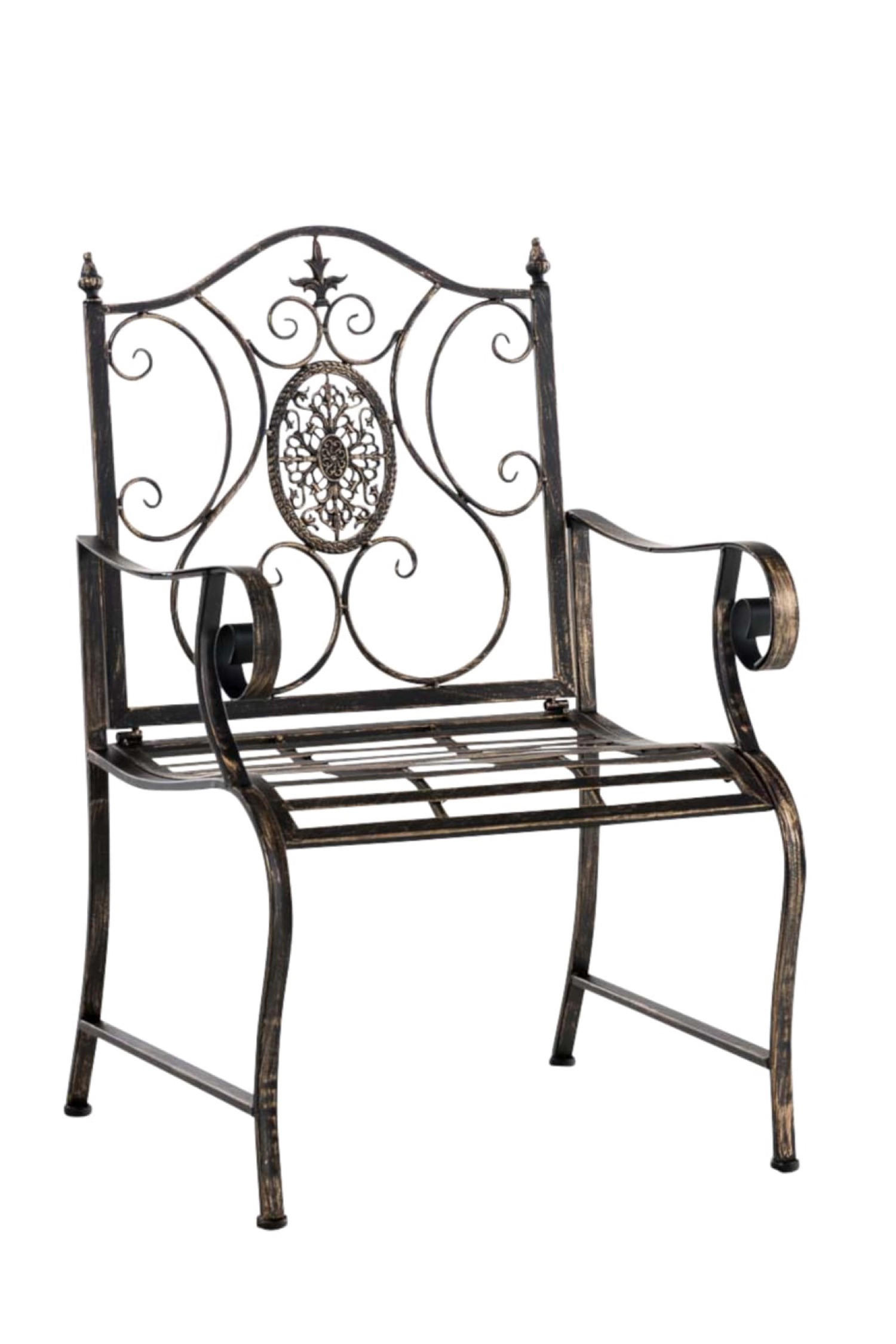 GARTENSTÜHLE Puncho - 2er Set bronze - Bronzefarben, Metall (62/94/53cm) - TPFGarden