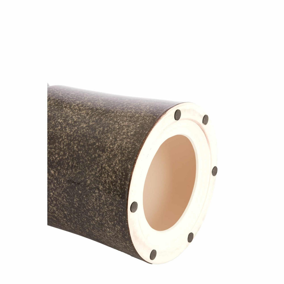 BEISTELLTISCH Kotor Braun 33.5/33.5/45 cm - Braun, Keramik (33.5/33.5/45cm) - Light & Living