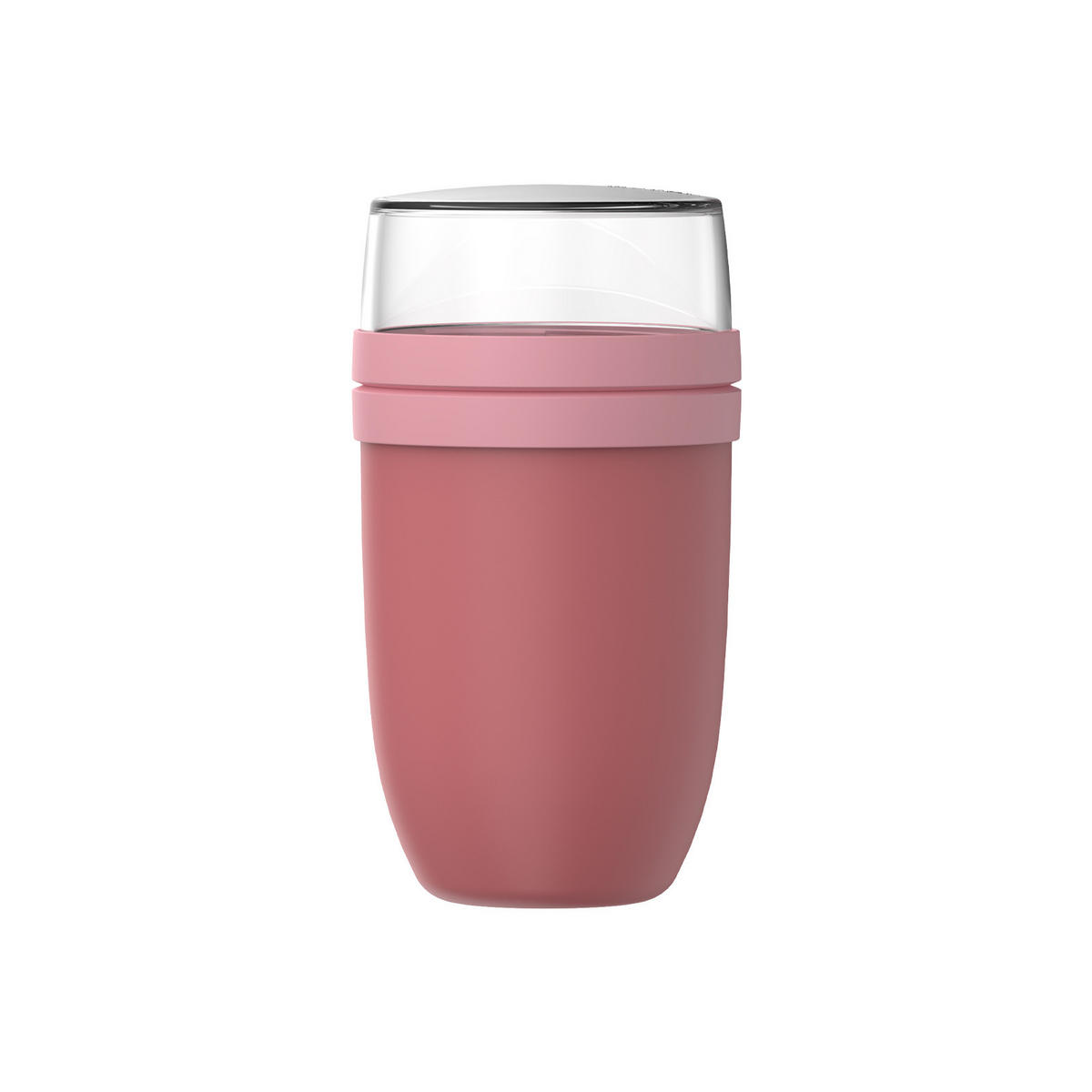 LUNCHPOT XL Ellipse Vivid Mauve 750 ml + 300 ml - Altrosa, Kunststoff (10.7/20/10.7cm) - Mepal