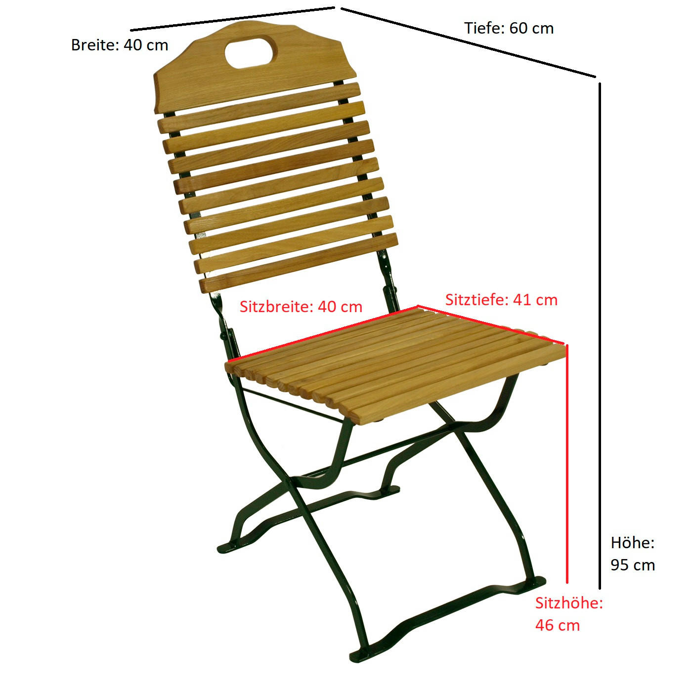 GARTEN-GARNITUR Bad Belzig 3-teilig aus Robinienholz, Stahlgestell Grün - Braun, Holz - TPFGarden