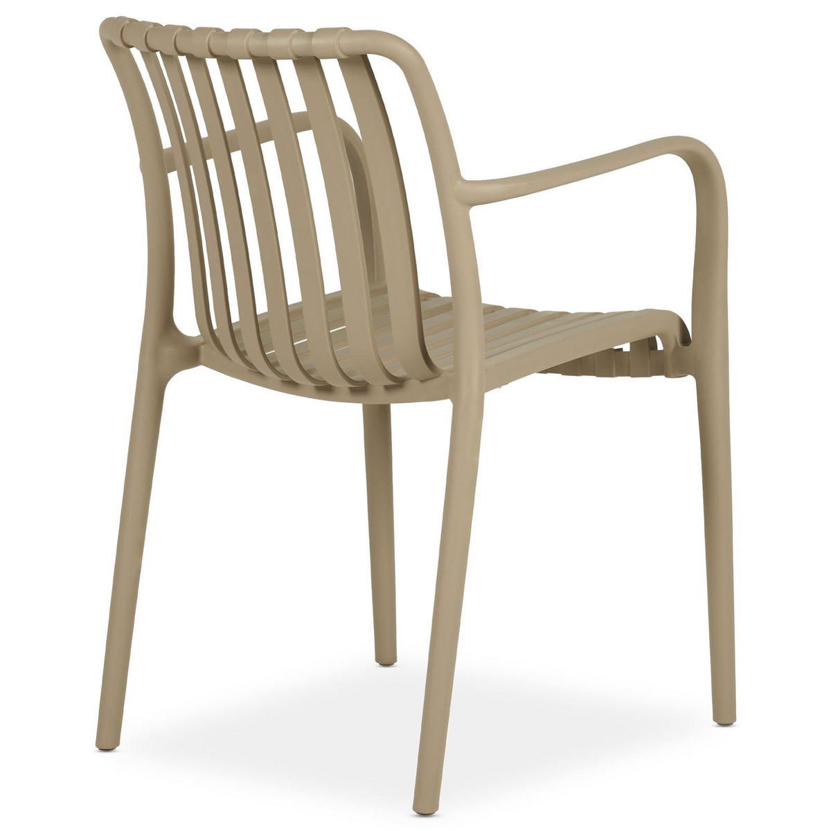 GARTENSTÜHLE TULIPANO 6ER-SET - Champagner, Textil (55/82/59cm) - IDIMEX