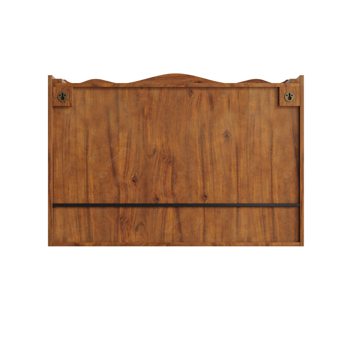 KÜCHENOBERSCHRANK 90/20/60 cm mit 2 Schiebetüren und Glasfront in Braun - Braun, Holz (90/60/20cm) - BEAOK