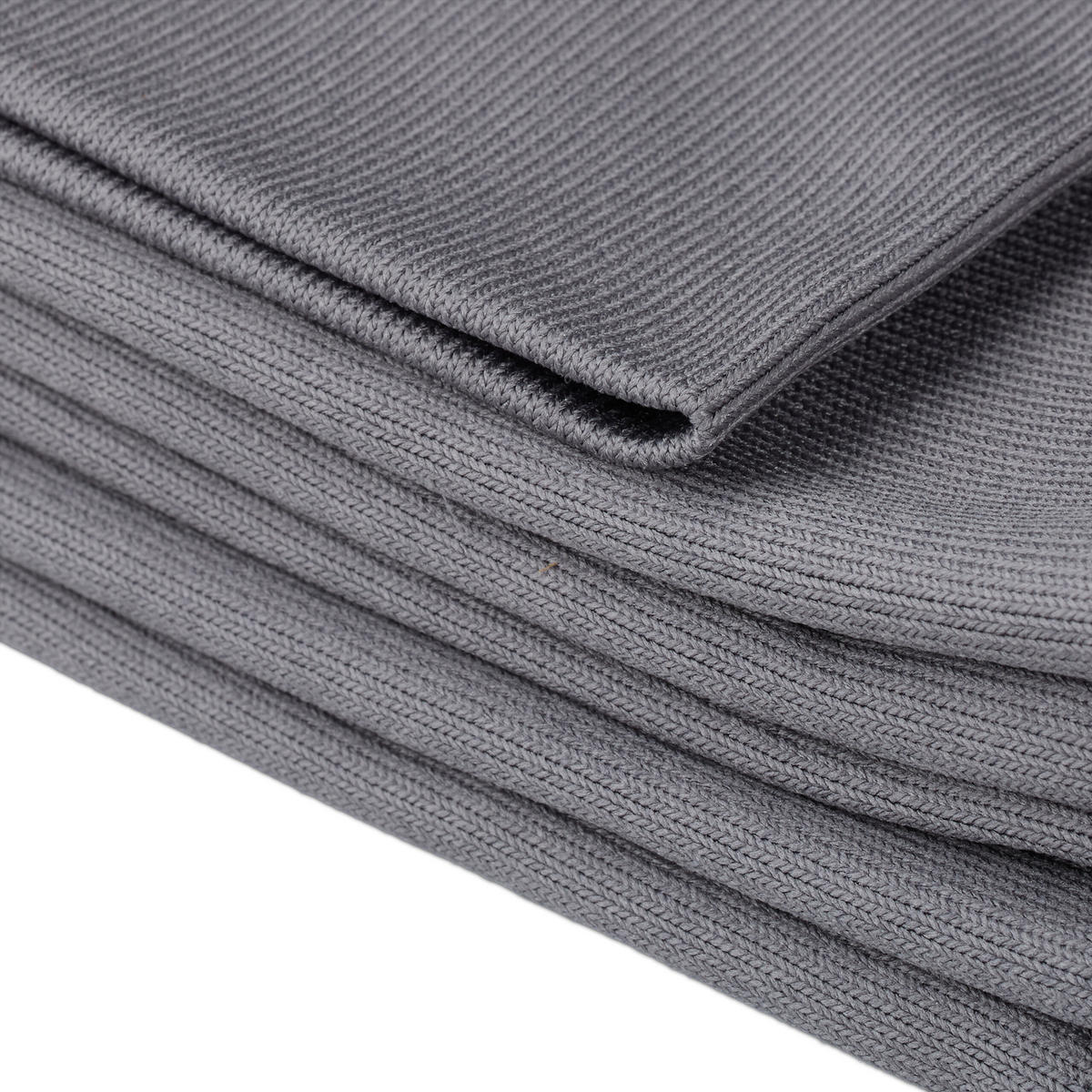 6XMIKROVLÁKNOVÉ utierky - sivá, textil/plast (60/0.8cm) - Relaxdays