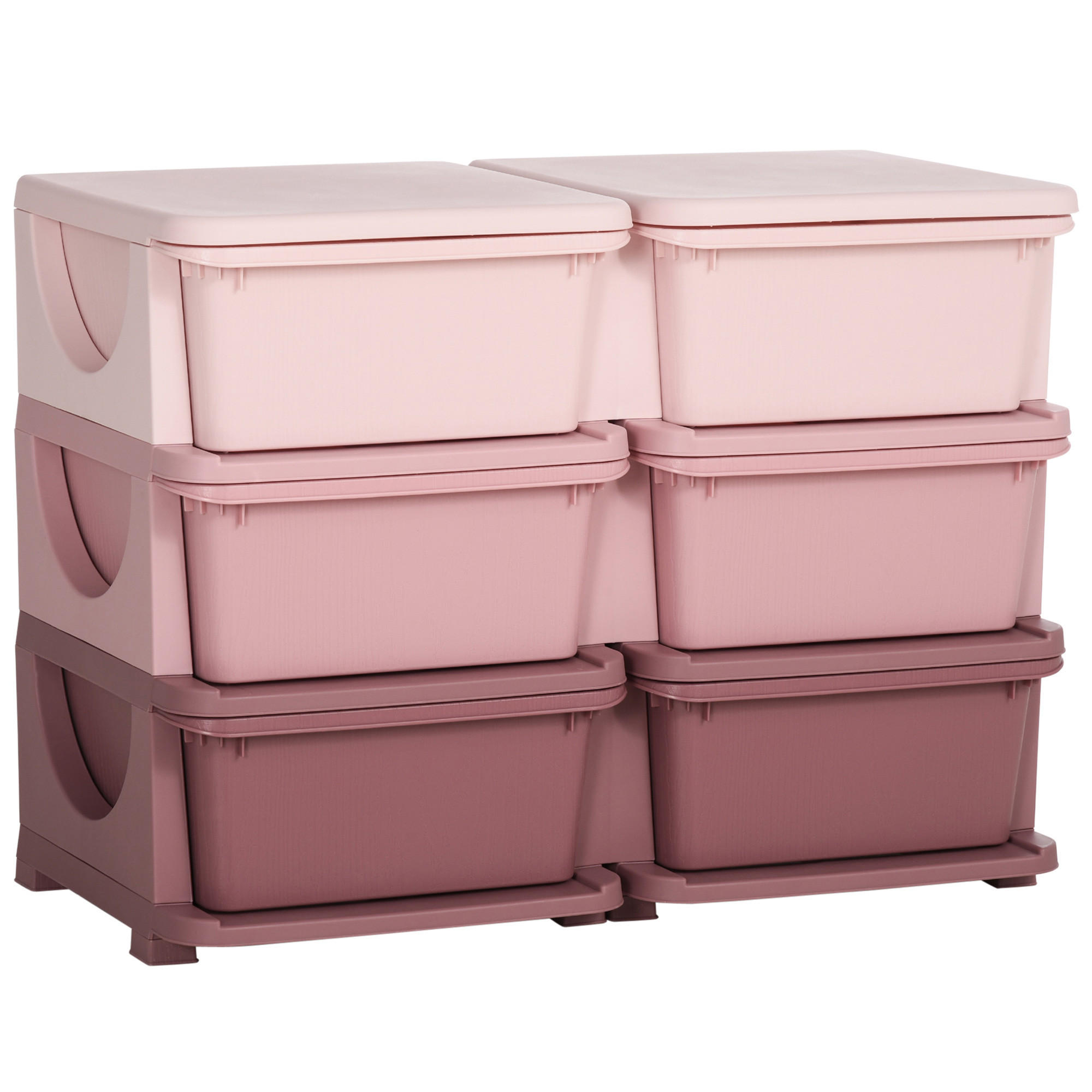 XXXLutz Babyregal Rosa 75x56.5x37 cm