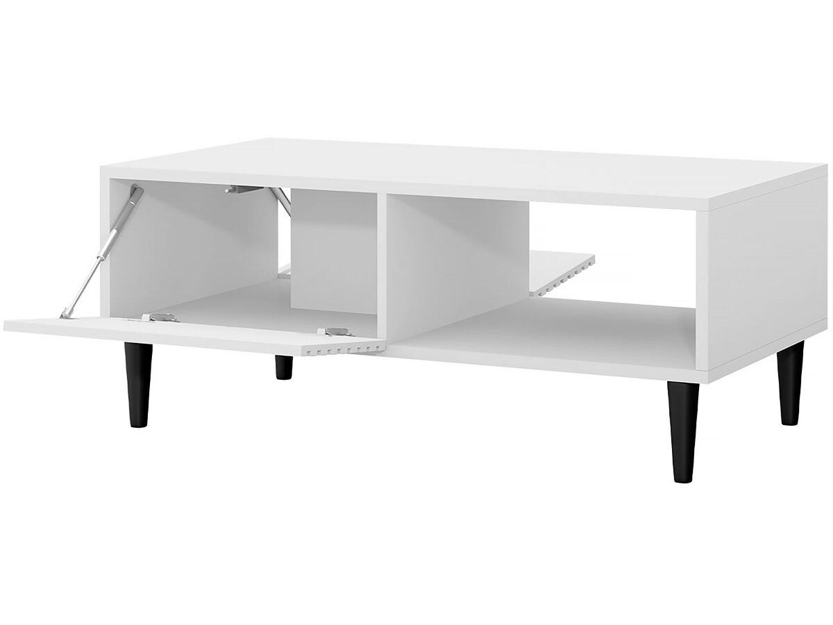 COUCHTISCH nakomo - Weiß, Holz (41/41/52cm) - Habitat Garten