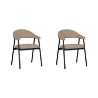 ESSZIMMERSTUHL Amaze Beige 54/54/80 cm 2er-Set - Beige, Textil (54/80/54cm) - LABEL51