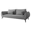 SCHLAFSOFA Cavo 3R - Schwarz/Grau, Holz/Textil (249/86/118cm) - MIRJAN24
