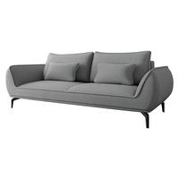 SCHLAFSOFA Cavo 3R - Schwarz/Grau, Holz/Textil (249/86/118cm) - MIRJAN24