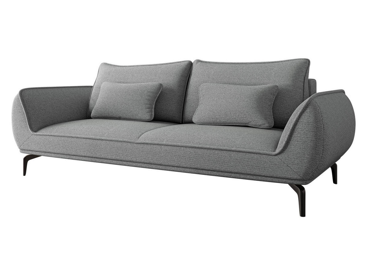 SCHLAFSOFA Cavo 3R - Schwarz/Grau, Holz/Textil (249/86/118cm) - MIRJAN24