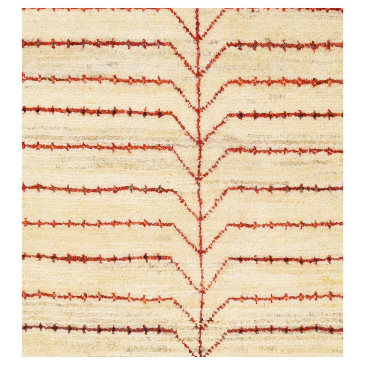 GABBEH-TEPPICH handgeknüpft Sonnat Beige 198/147 cm Schurwolle - Beige, Textil (147/198cm) - Looma