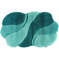 BADTEPPICHE AMBIENTE CALYPSO-MALACHITE-EUKALYPTUS - 1307 - Grün, Textil (65/110cm) - Rhomtuft
