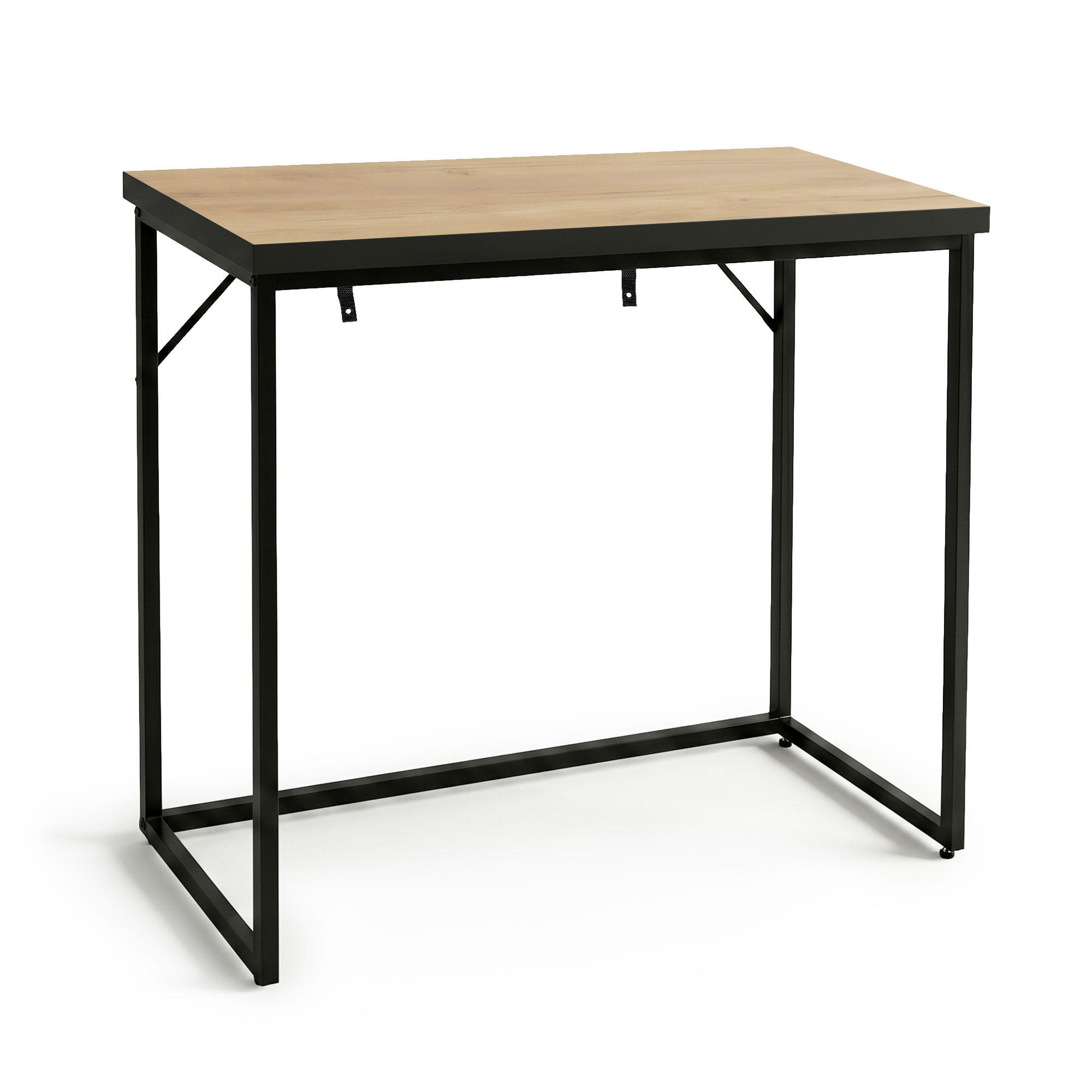 KONSOLENTISCH ORIGO 90 cm Craft Eiche - Eichefarben/Schwarz, Holzwerkstoff (35/90/75cm) - Akord