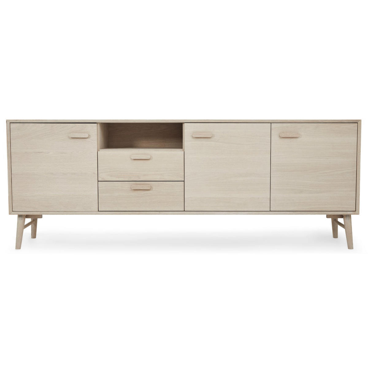 SIDEBOARD Eiche massiv - Eichefarben, Holz/Holzwerkstoff (212/79/42cm) - Furnhouse