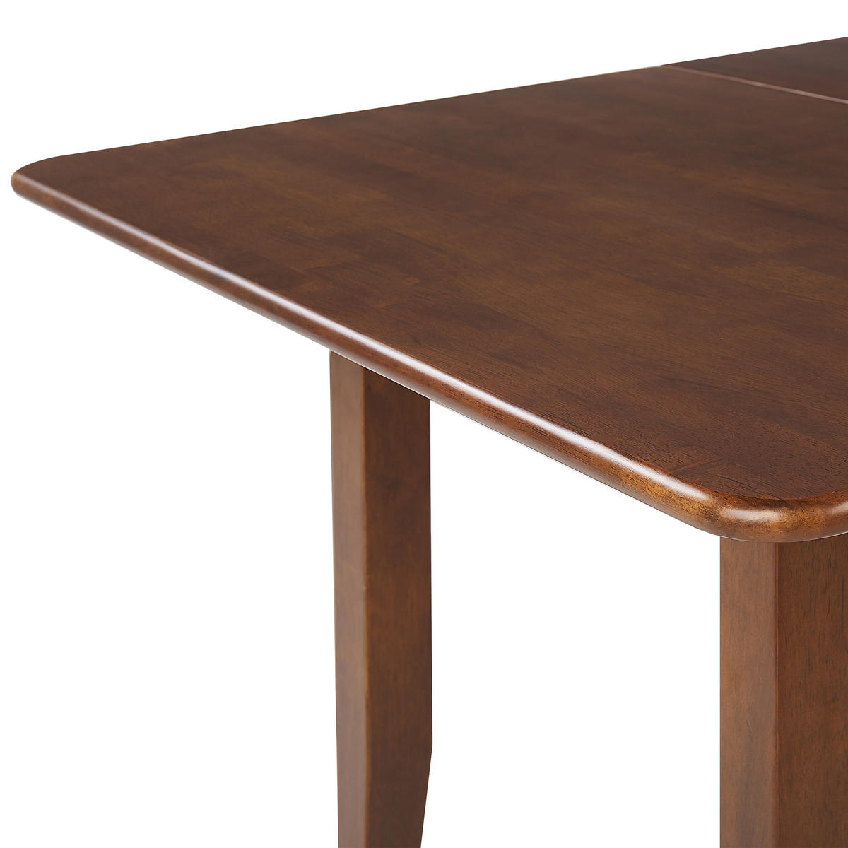 JEDILNA MIZA 90-120/90/76 cm temno rjava pravokotna Masela - temno rjava, les (60/60/76cm) - Beliani