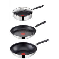 PFANNEN-SET E85719 Jamie Oliver Silber 4-Teilig - Silberfarben, Metall