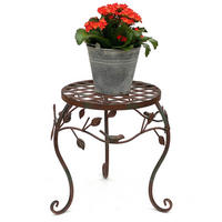 BLUMENHOCKER Metall Braun 30/30/30 cm - Braun, Metall (30/30/30cm) - DanDiBo