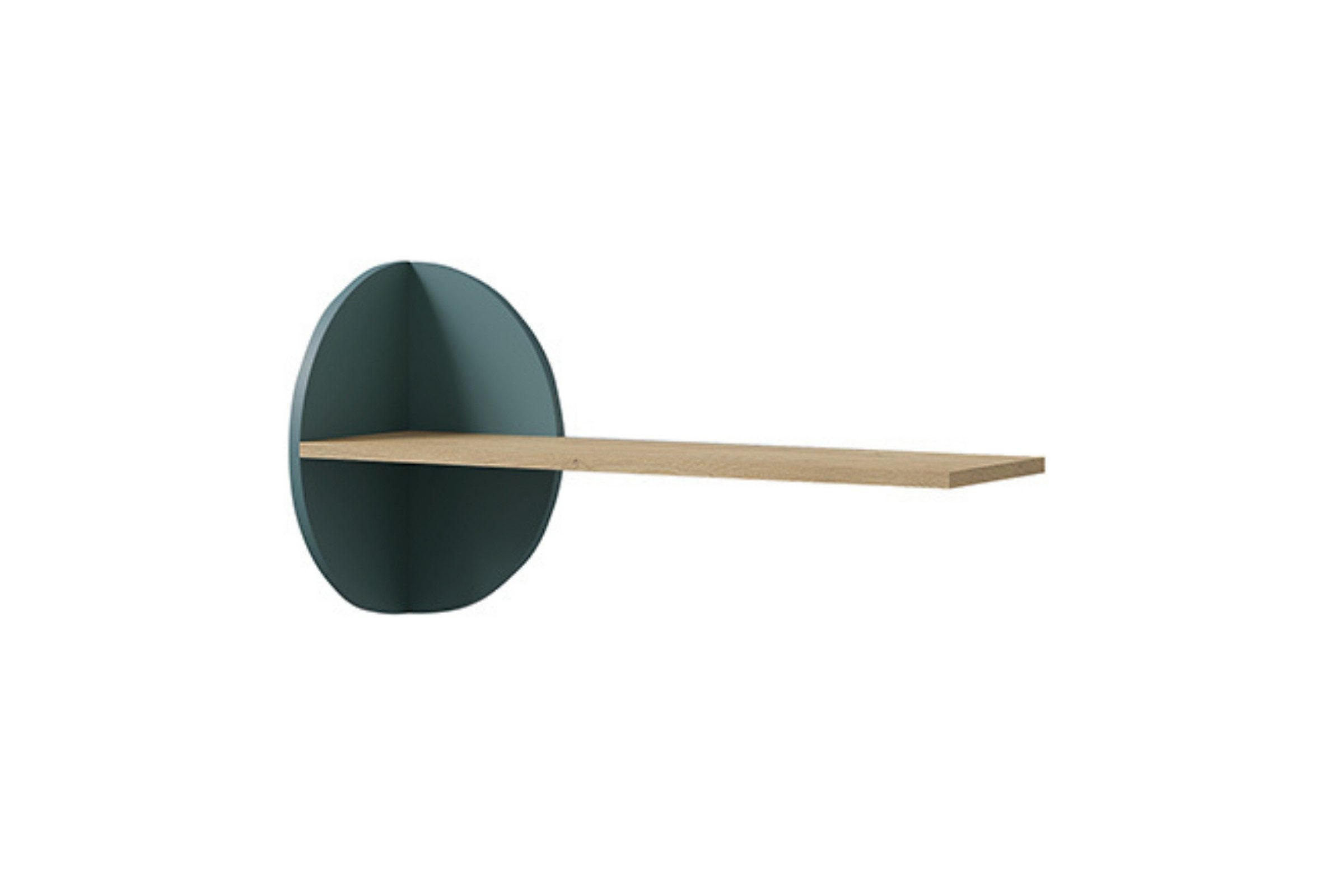 WANDREGAL LEXO 17 82/45/24 cm in Eiche Cremona/Meeresblau - Blau/Eichefarben, Holzwerkstoff (82/45/24cm) - Deine Möbel 24