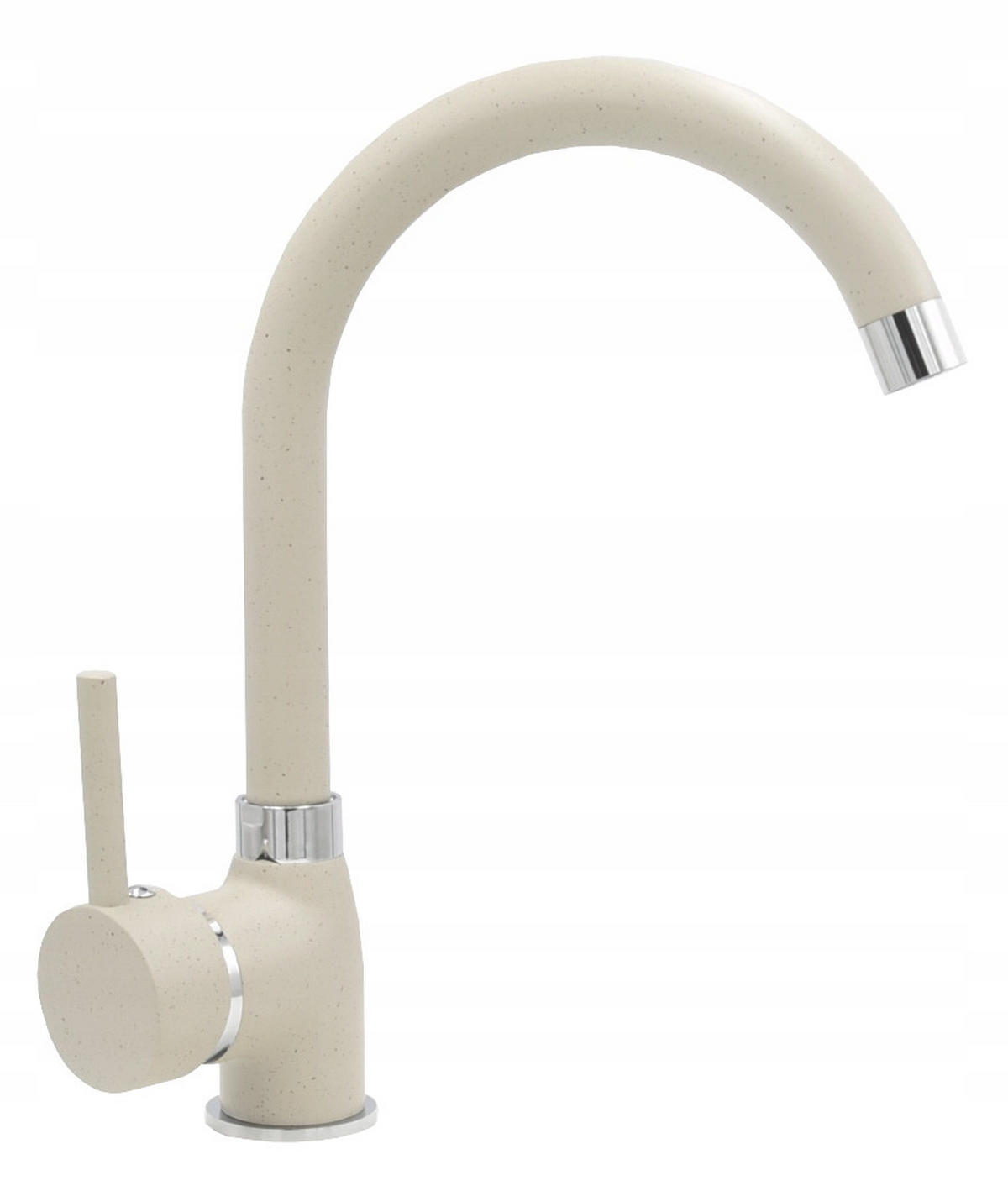 SPÜLBECKEN Poli mit Batterie - Beige, Kunststoff (50/34/21cm) - Granitan