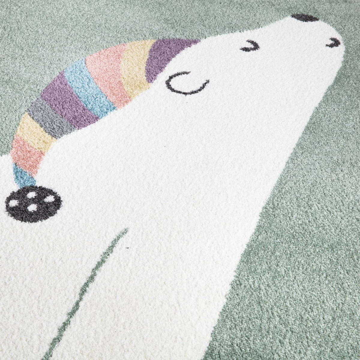KINDERTEPPICH Anime 921 Grün 160x230 cm - Grün, Textil (160/230cm) - carpet city