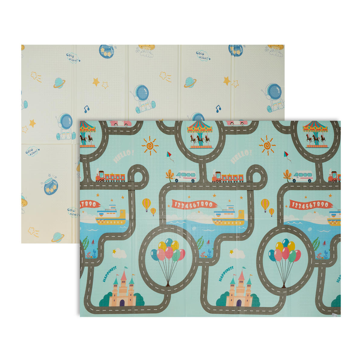 SPIELMATTE - Multicolor, Textil (200/150cm) - Relaxdays