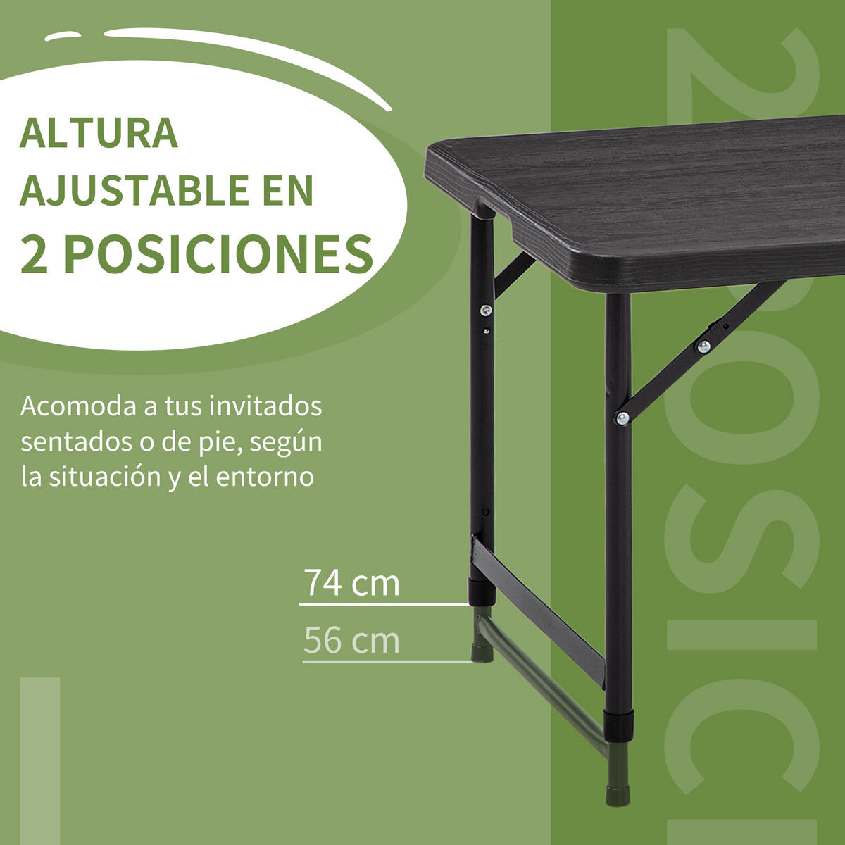 GARTENTISCH,DUNKELGRAU,1 Stück - Grau, Naturmaterialien (118/60/74cm) - GiPP