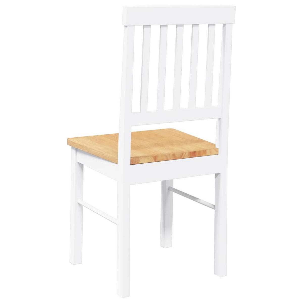 STUHL-SET 2 Stk Kargenhain 42.5/90/44.5 cm - Weiß, Holz (42.5/90/44.5cm) - ZMH