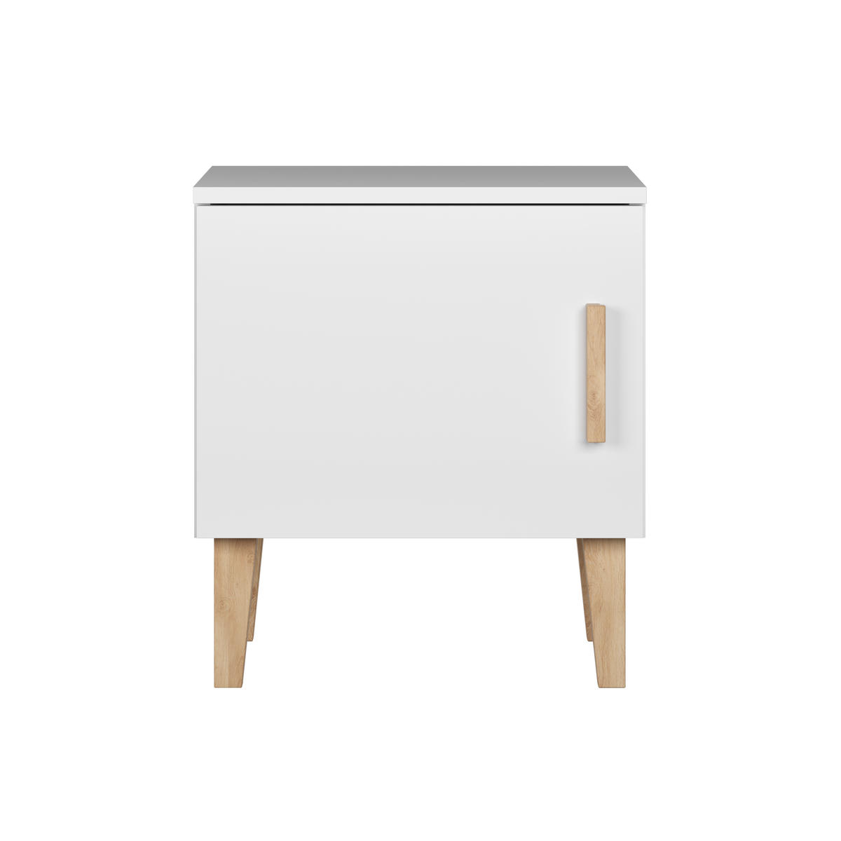 KINDER-NACHTTISCH Kubi 34/50/56 - Weiß, Holzwerkstoff (34/50/56cm) - Kocot Kids
