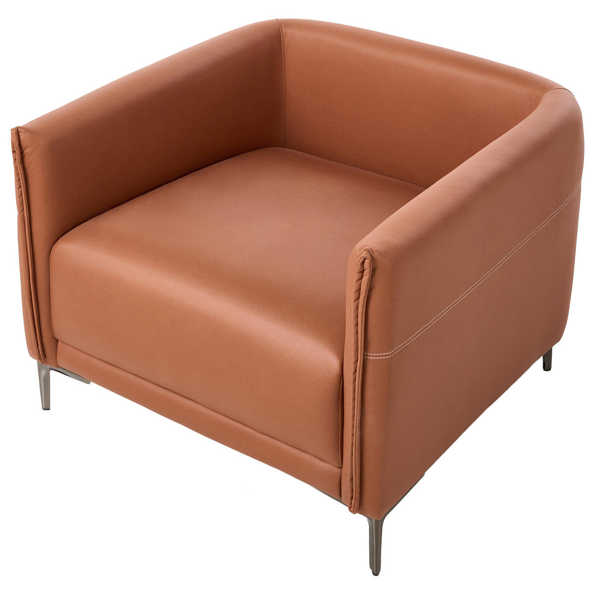 SOFA-SET 6-Sitzer Stoff Goldbraun Cilens - Goldfarben, Textil (212/93/83cm) - Beliani