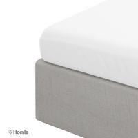 BETTLAKEN Danielle weiß Satin 160/200 cm - Weiß, Textil (160/200cm) - Homla