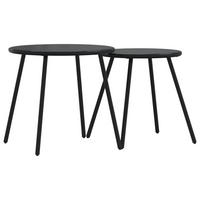 GARTENTISCH Tischwald 46/42/50 cm - Schwarz, Naturmaterialien (50/46/42cm) - ZMH