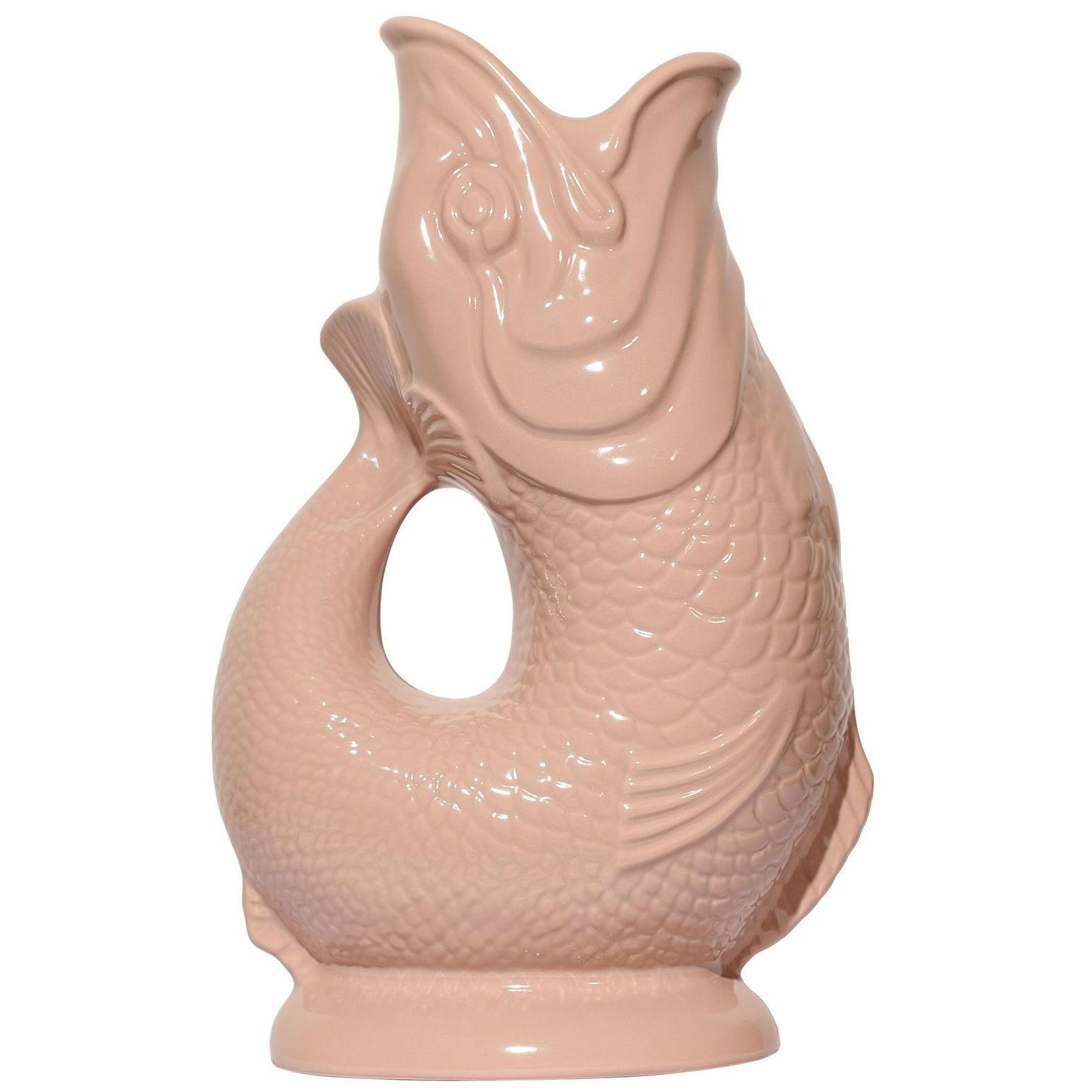 KARAFFE mit „Gluck-Gluck“-Geräusch 27,5/17/9,5 cm - Cappuccino, Keramik (1.2L) - Gluckigluck