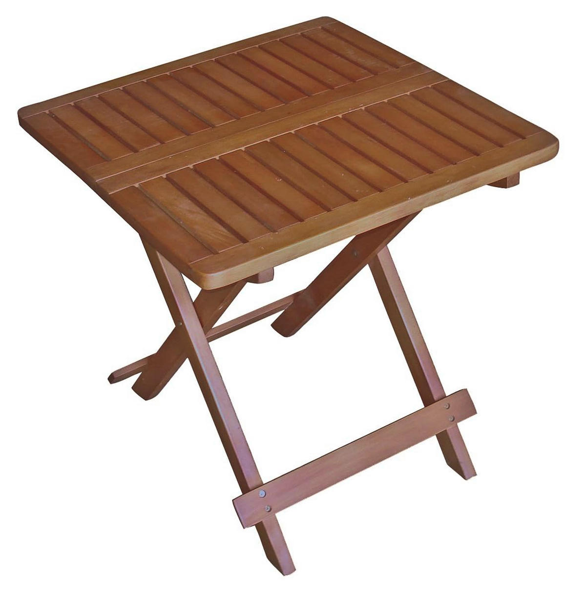 GARTENTISCH Tobi klappbar Garten - Braun, Holz (50/50/50cm) - DELUKE