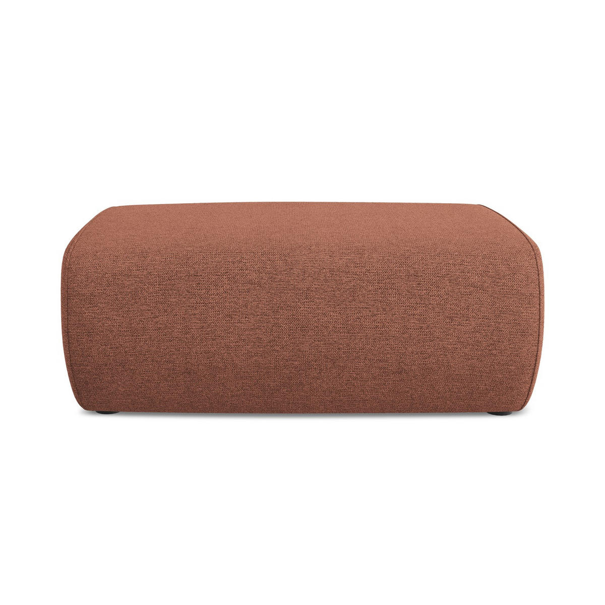 POUF Chenille Stoff Pink - Pink/Hellrosa, Kunststoff/Textil (102/40/62cm) - LaMiaSofa