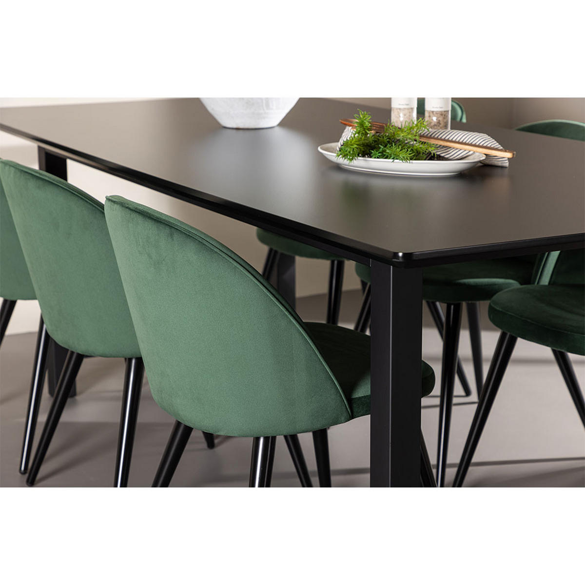 TISCHGRUPPE Grün - Grün, Holz (220/75/100cm) - ebuy24