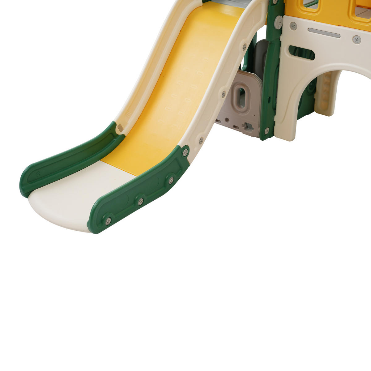 KINDERRUTSCHE 6 in 1, Grün - Grün, Kunststoff (190/151cm)