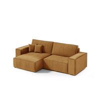 ECKSOFA mit Schlaffunktion Orange - Orange, Textil (257/148cm) - Furnisell