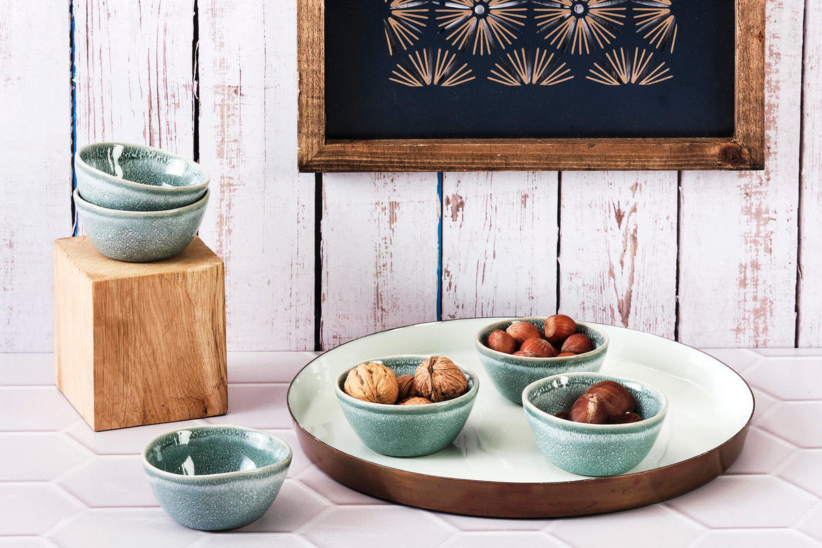 SCHALEN Magma Ø9cm - 6er-Set - Cobalt - Blau, Keramik (9cm) - Björn